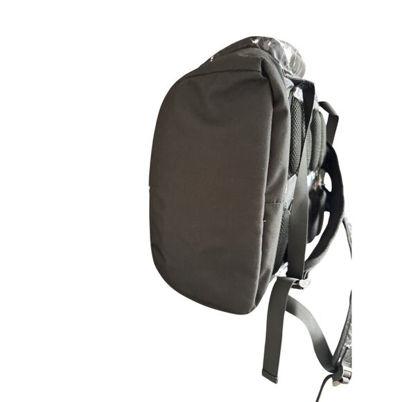 Inaka Power Backpack School Outdoors Black White Pockets Commuter Sports Unisex - Picture 6 of 11